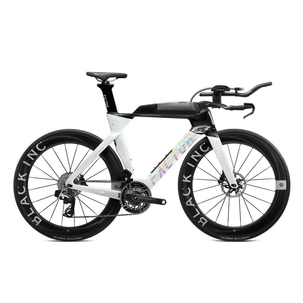 FACTOR - SLICK PREMIUM - SRAM RED W/ POWER METER SHADOW WHITE