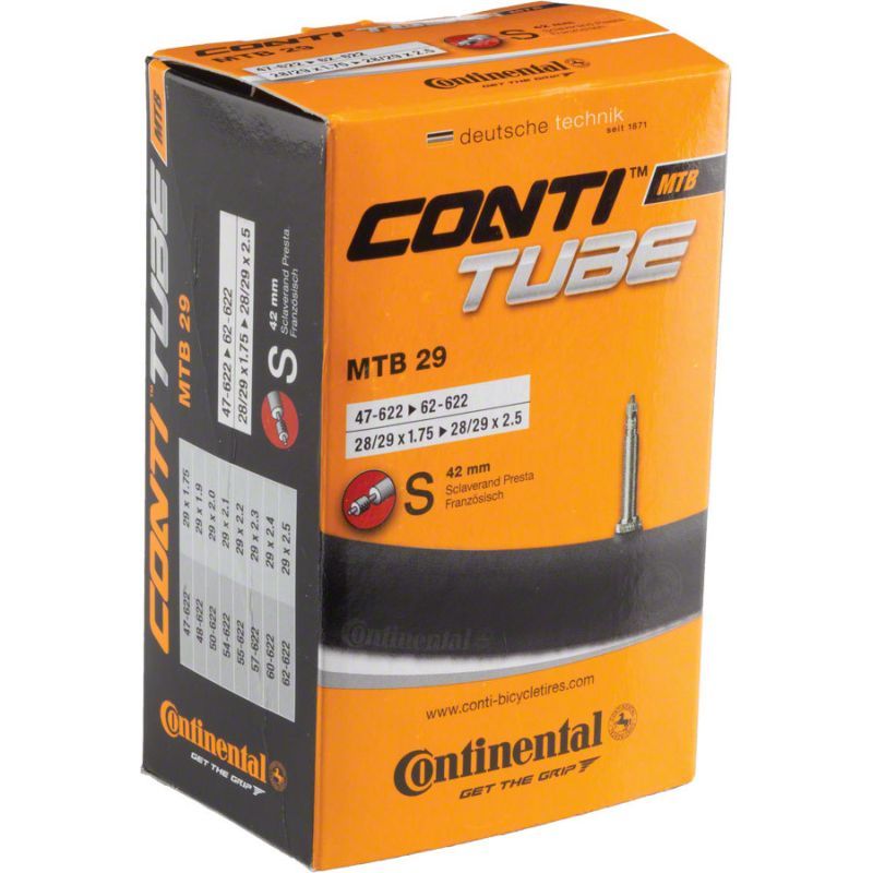 CONTINENTAL - CAMARA MTB 29 x1.75-2.50 VALVULA PRESTA 42 mm
