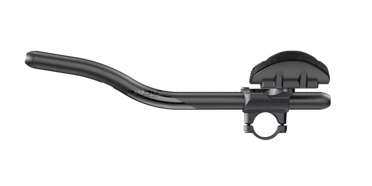 ZIPP - EXTENSIONES VUKA ALUMINA EVO 110 CON ZIPP VUKA CLIP ABRAZADERA INFERIOR ALUMINIO NEGRO 360mm x 110mm x 22,2mm