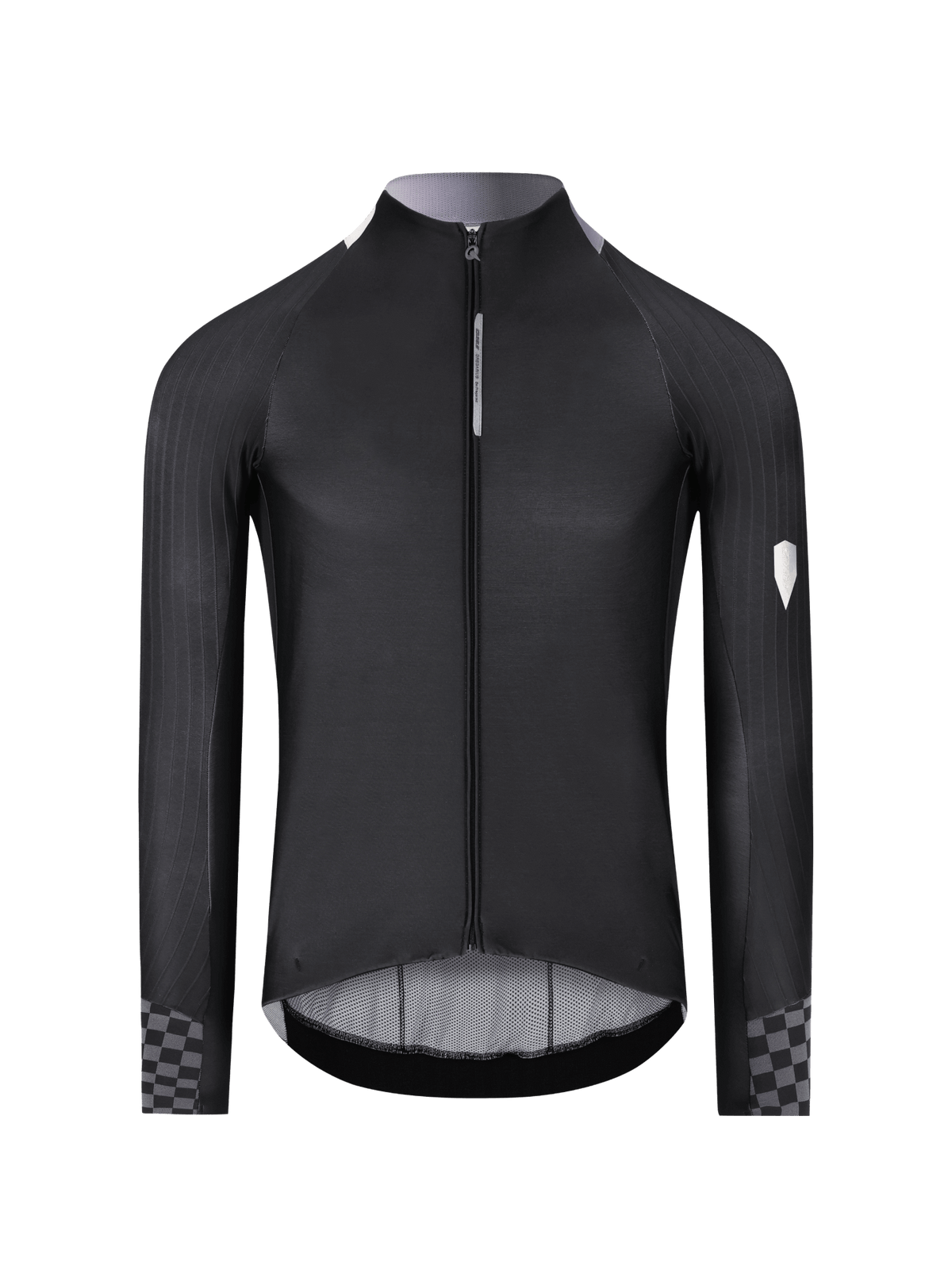 Q36.5 - Gregarius Hybrid Collar Fade Maillot Manga Larga Negro
