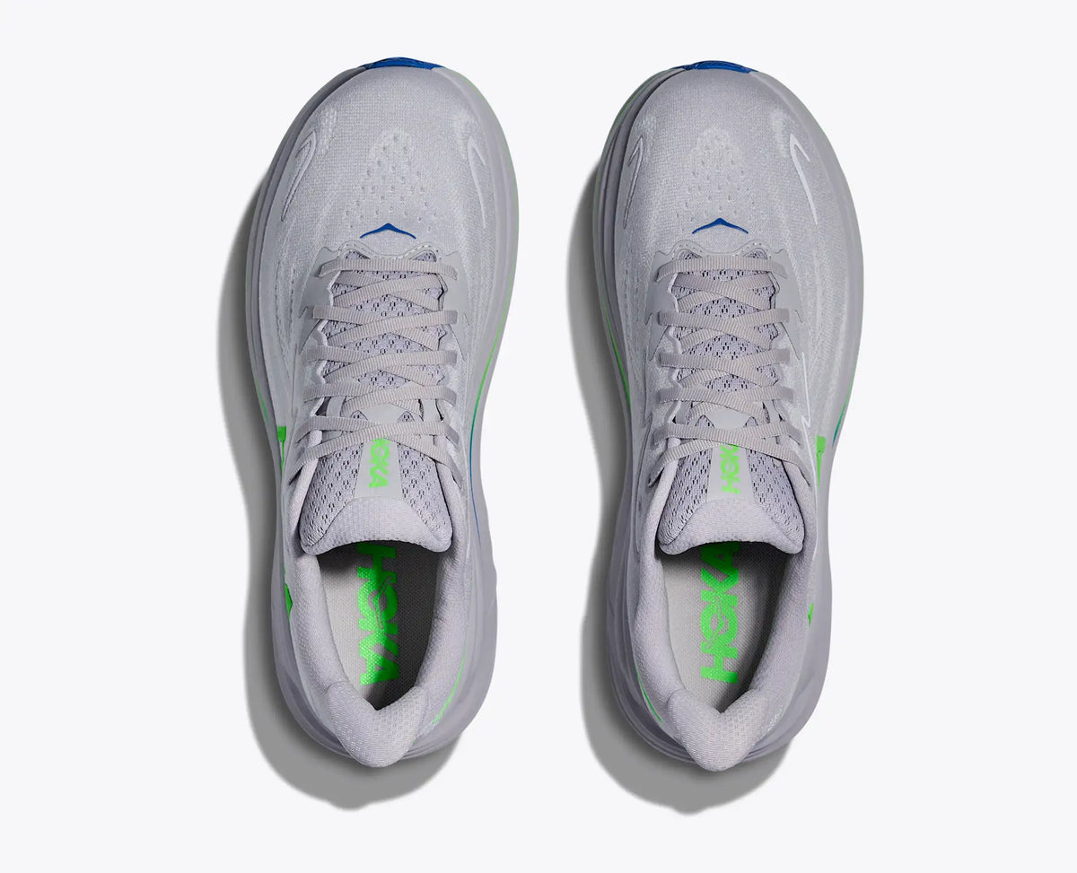 ¡Novedad! HOKA - Clifton 10 Ash Grey / Neon Green