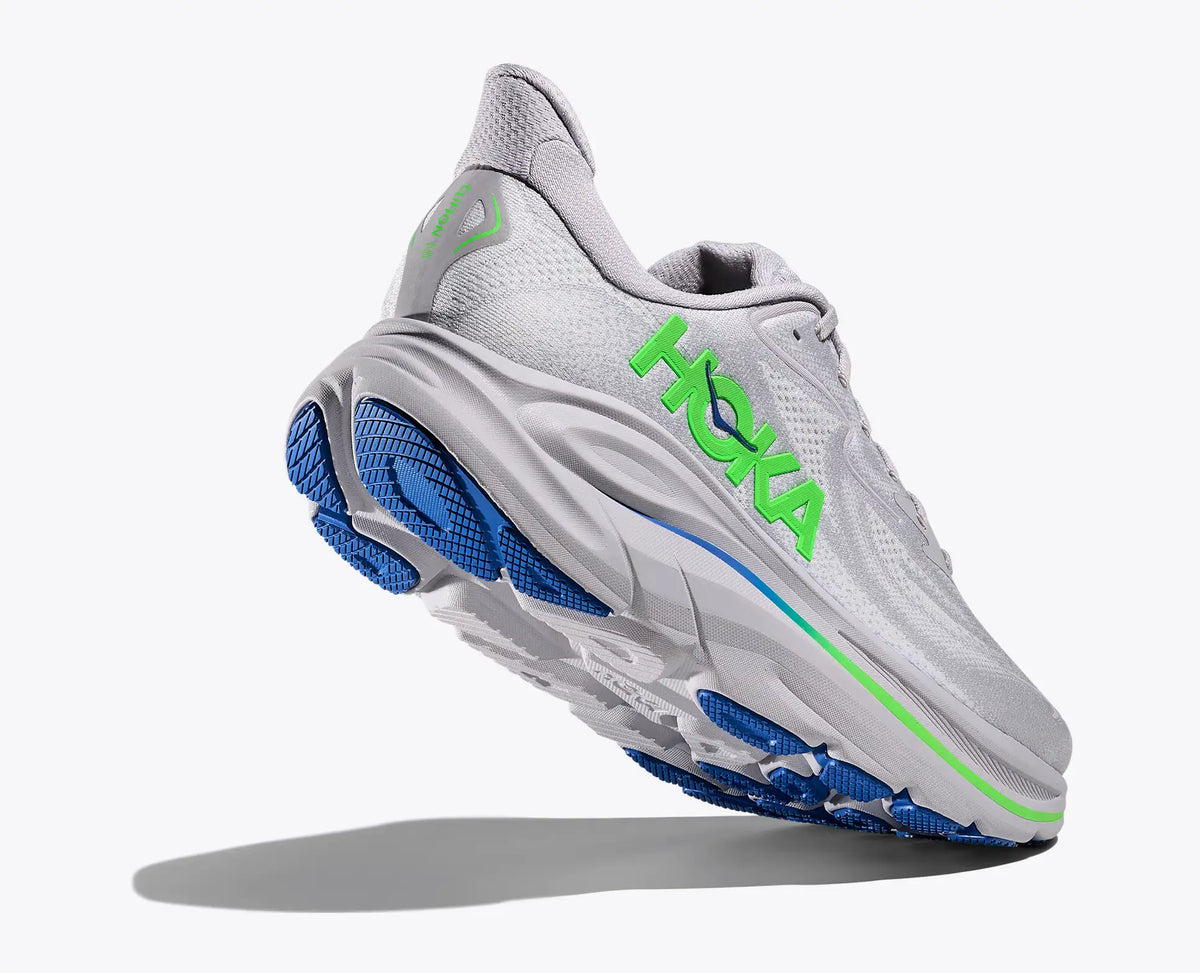 ¡Novedad! HOKA - Clifton 10 Ash Grey / Neon Green