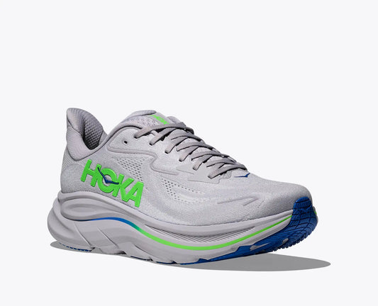 ¡Novedad! HOKA - Clifton 10 Ash Grey / Neon Green
