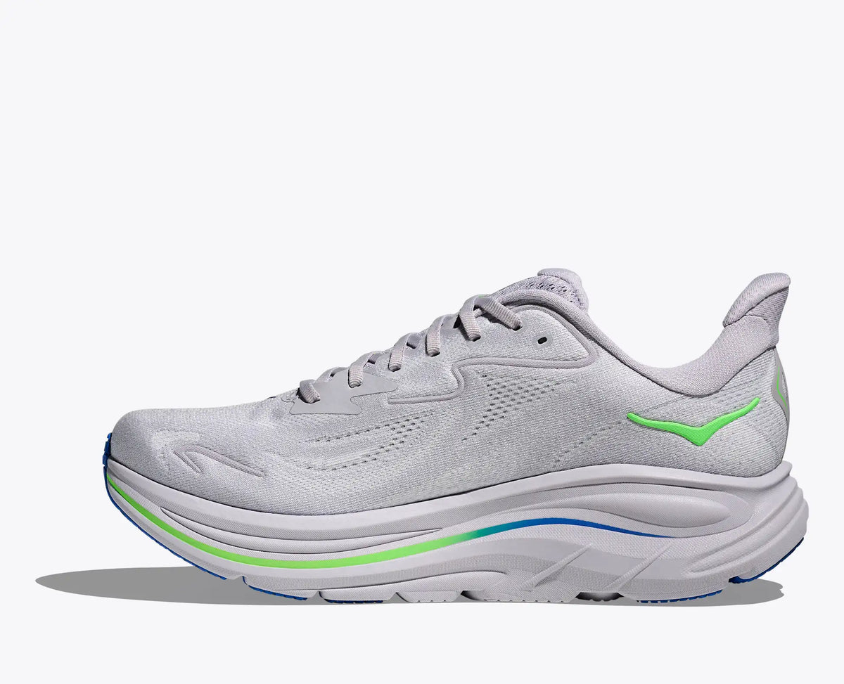 ¡Novedad! HOKA - Clifton 10 Ash Grey / Neon Green