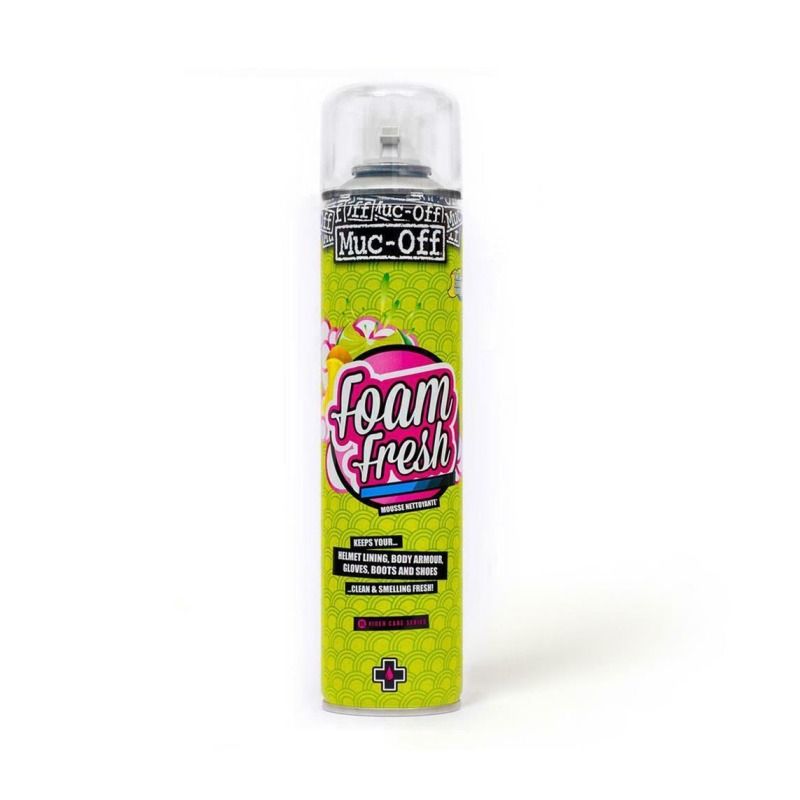 MUC-OFF - FOAM FRESH LIMPIEZA INTERIOR ROPA/ZAPATILLAS/CASCO/PROTECTORES 400 ml