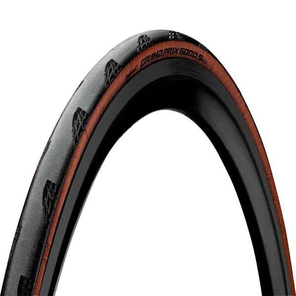 CONTINENTAL - CUBIERTA GRAND PRIX 5000 S TR 700x28C PLEGABLE NEGRO/MARRON