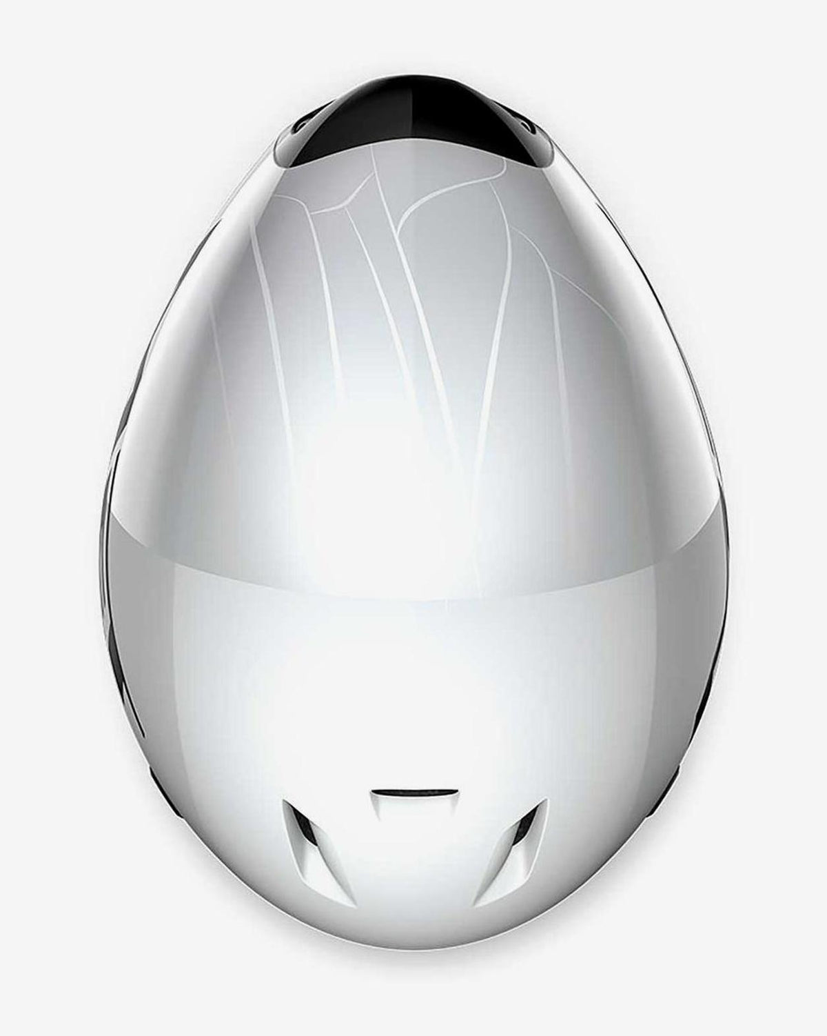 MET - CASCO CRONO - TRIATLON CODATRONCA BLANCO/PLATA MATE BRILLO